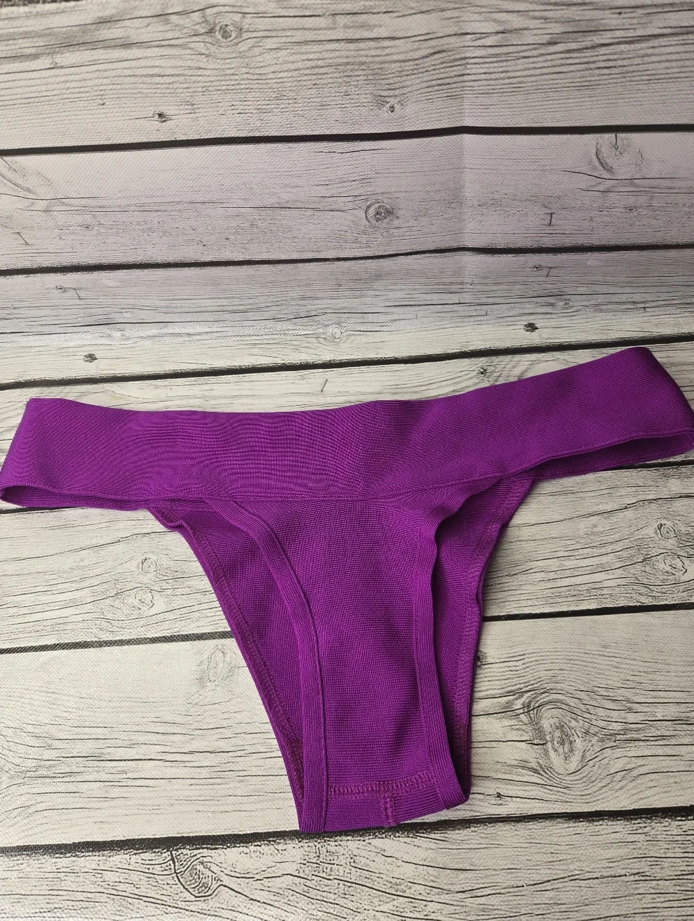 SKIMS Knit Swim Cheeky Bikini Bottom size XL Magenta Pink